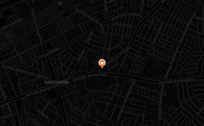 Mapa de Centro ACHS Salud – Las Condes